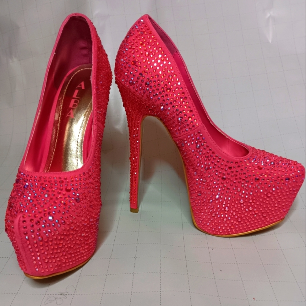Platform stiletto high heel